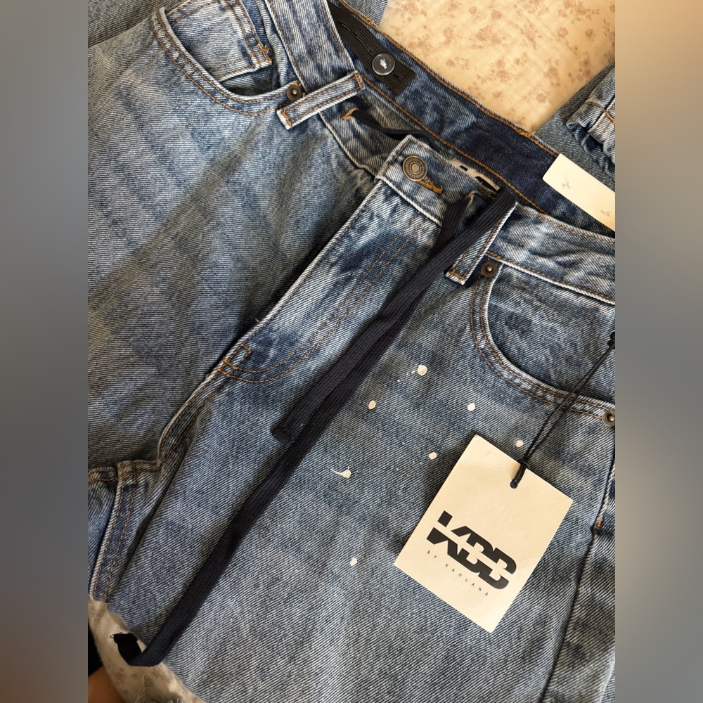 Kbb Faded Blue Relaxed Jeans - Picture 4 of 7